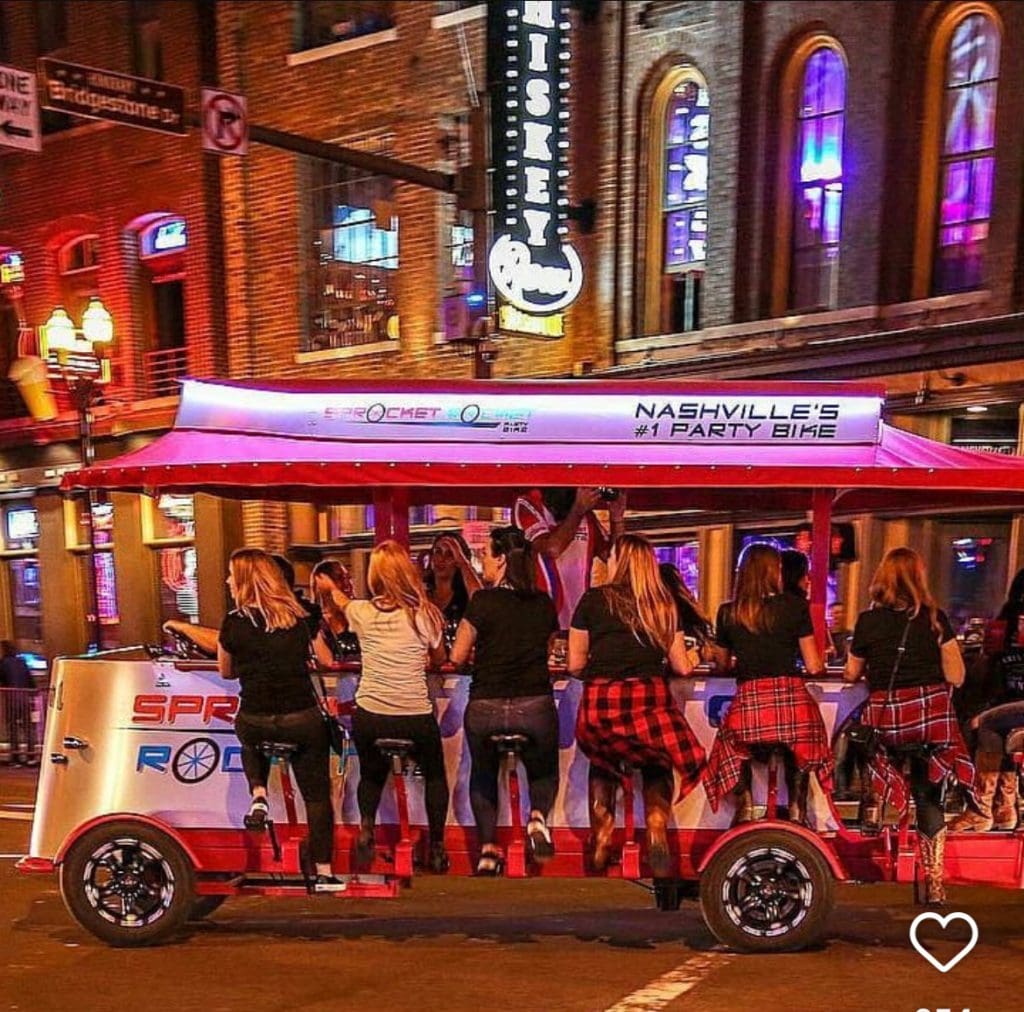Sprocket Rocket Nashville Bar Bike Tours