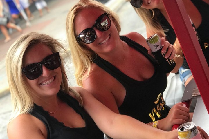 a woman wearing sunglasses